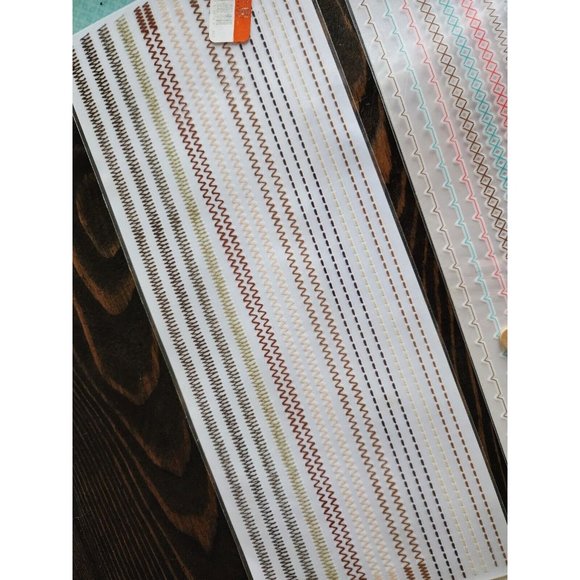 Rub-Ons Transfers - Large Decorative Border Pink Blue LOT - RETIRED NEW 27 - Picture 2 of 12